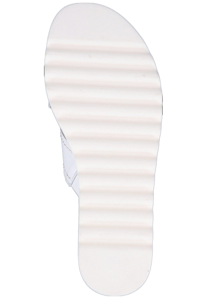 Jana Pantoletten Leder Weiß