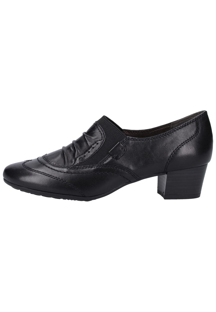 Jana Pumps Leder Schwarz