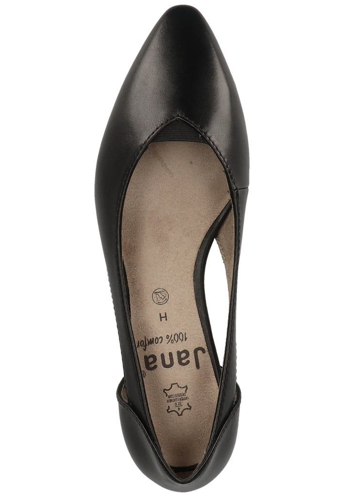 Jana Pumps Nappaleder Schwarz