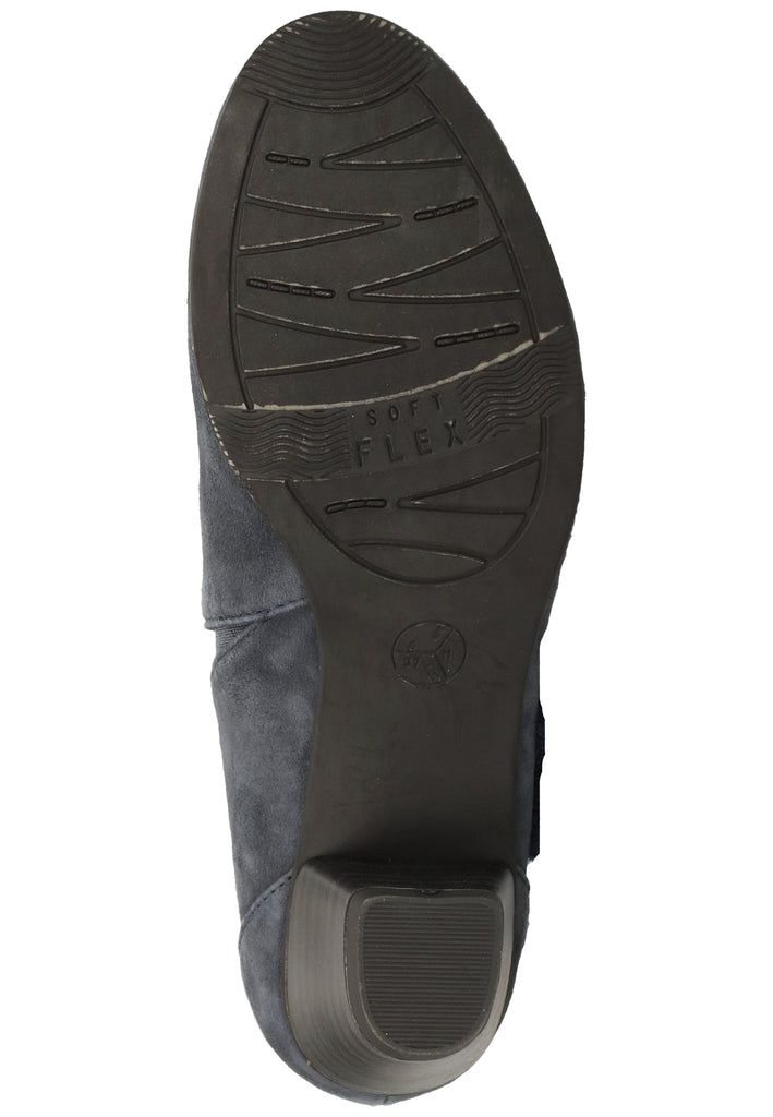 Jana Pumps Veloursleder Navy