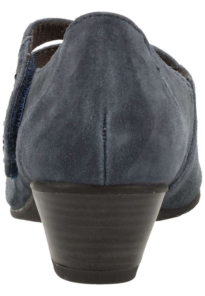 Jana Pumps Veloursleder Navy