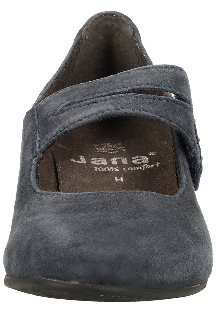 Jana Pumps Veloursleder Navy