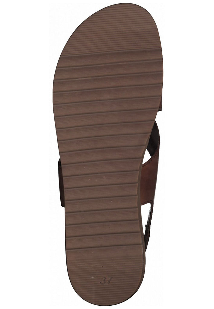 Jana Sandalen Leder Cognac