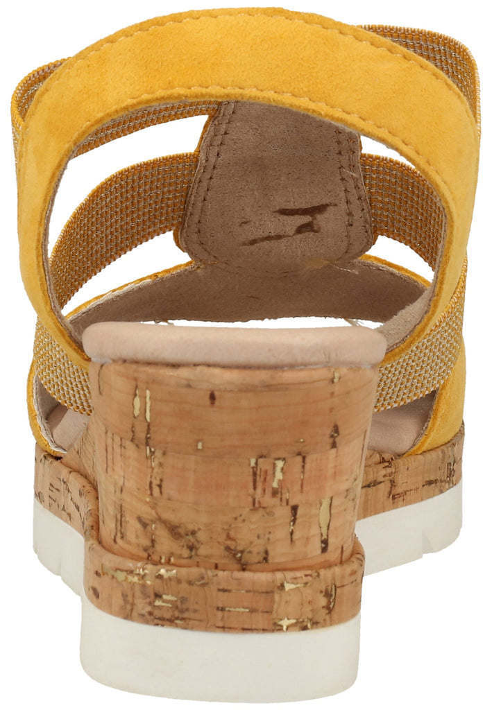 Jana Sandalen Leder Gelb