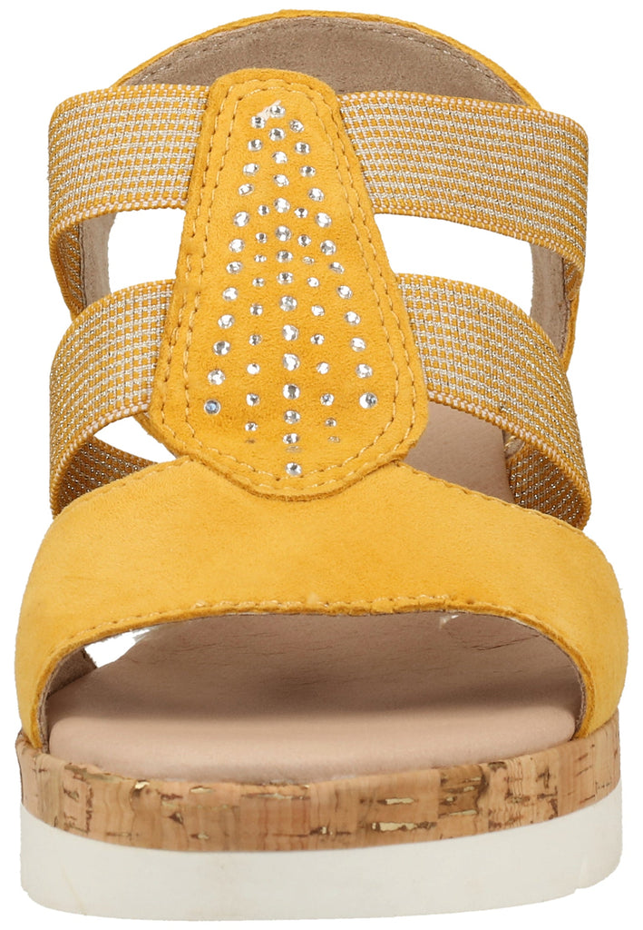 Jana Sandalen Leder Gelb