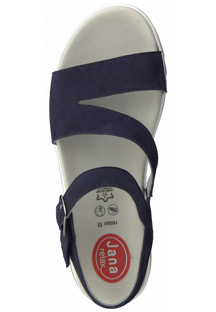 Jana Sandalen Leder Navy