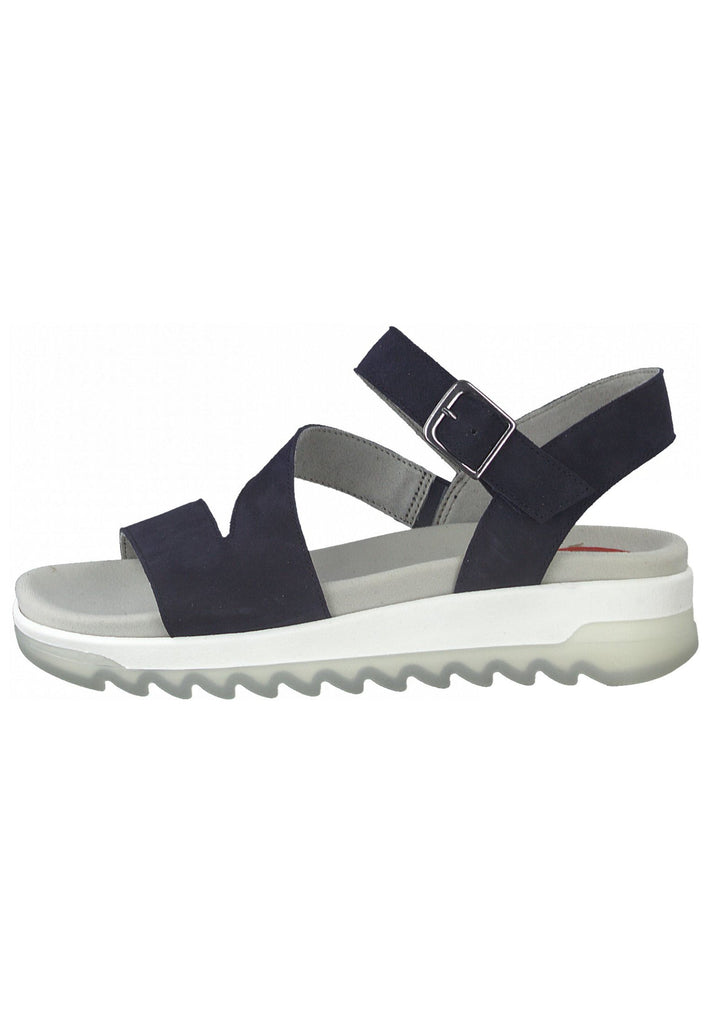 Jana Sandalen Leder Navy