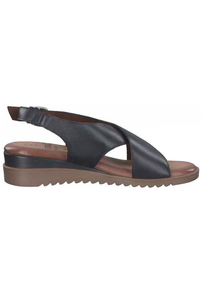 Jana Sandalen Leder Navy