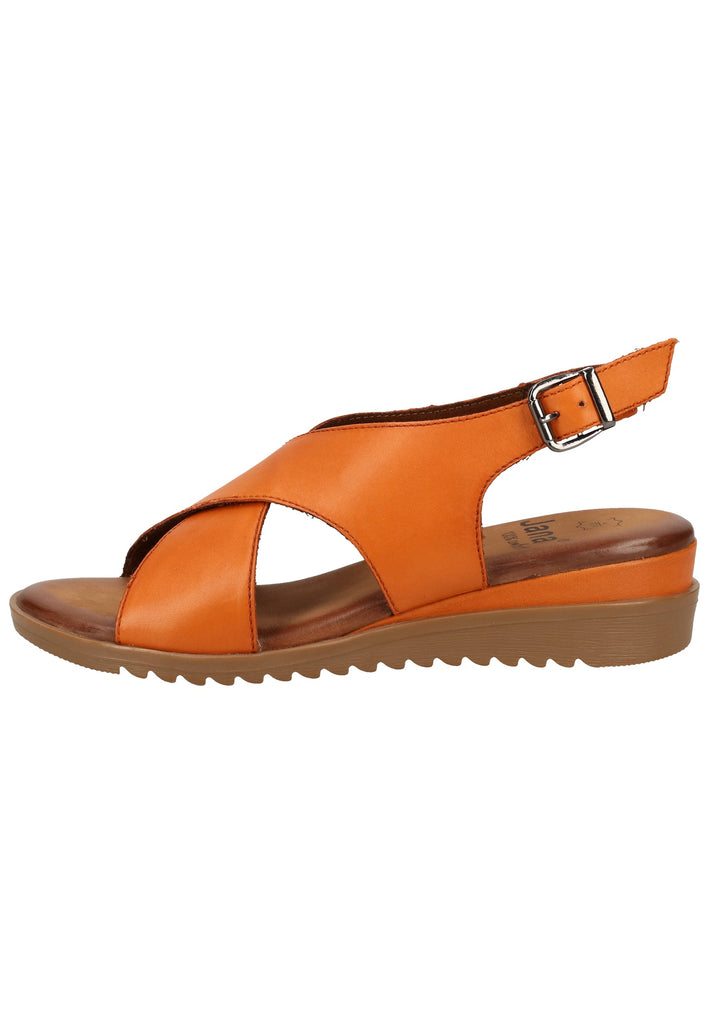 Jana Sandalen Leder Orange