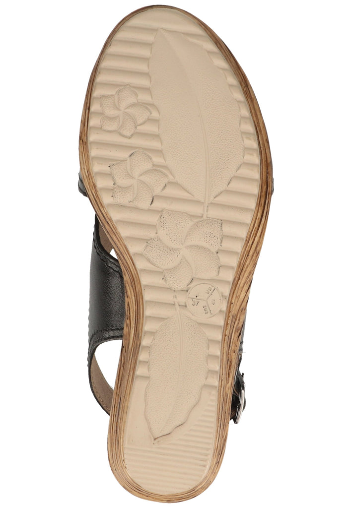 Jana Sandalen Leder Schwarz