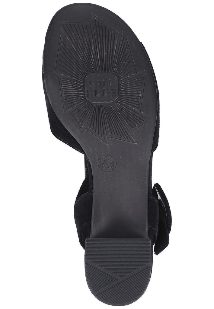 Jana Sandalen Leder Schwarz