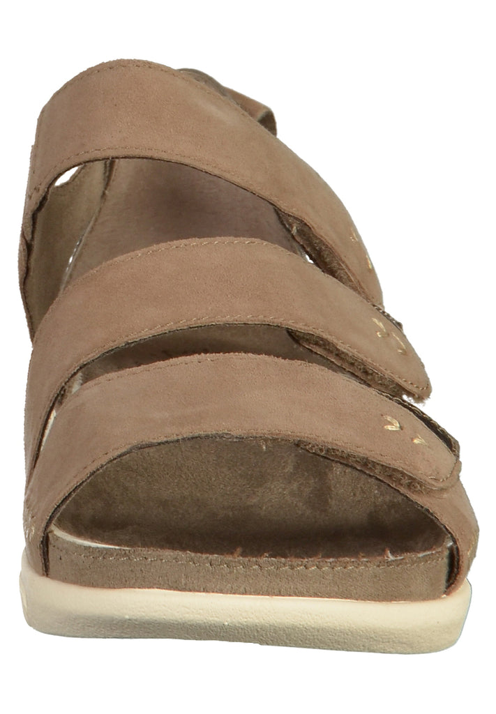 Jana Sandalen Leder Taupe
