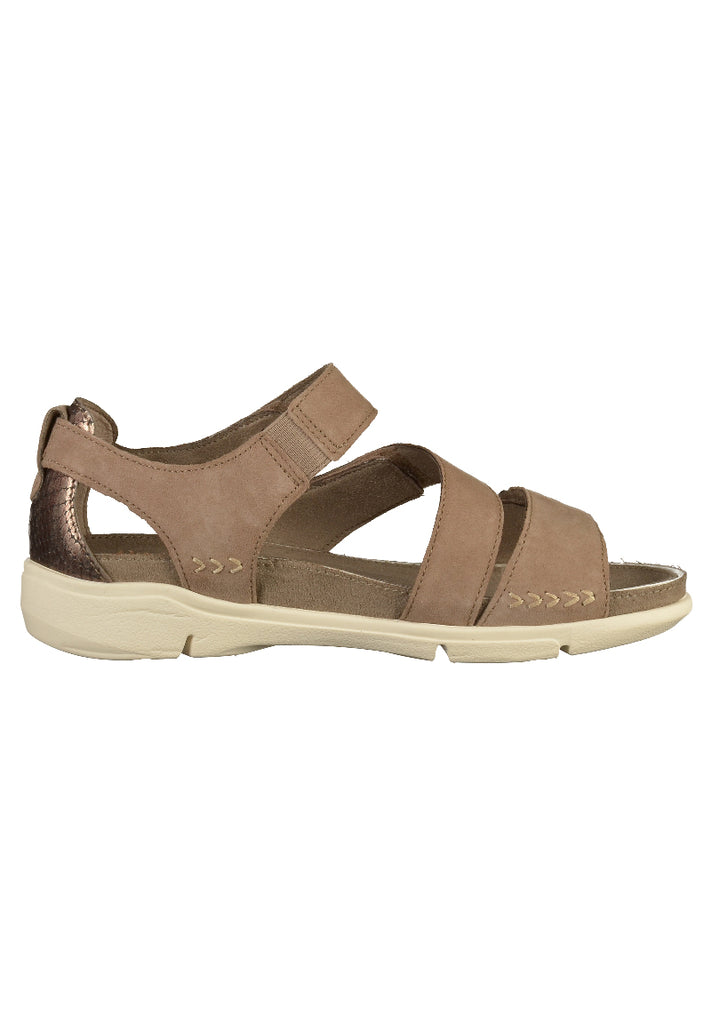 Jana Sandalen Leder Taupe