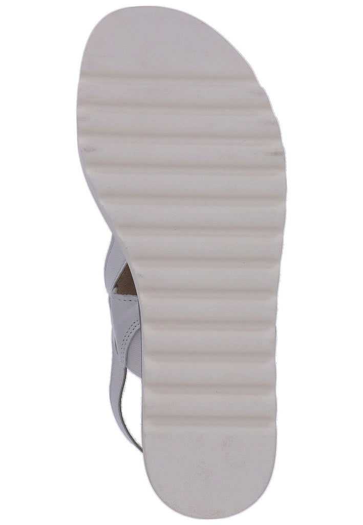 Jana Sandalen Leder Weiß