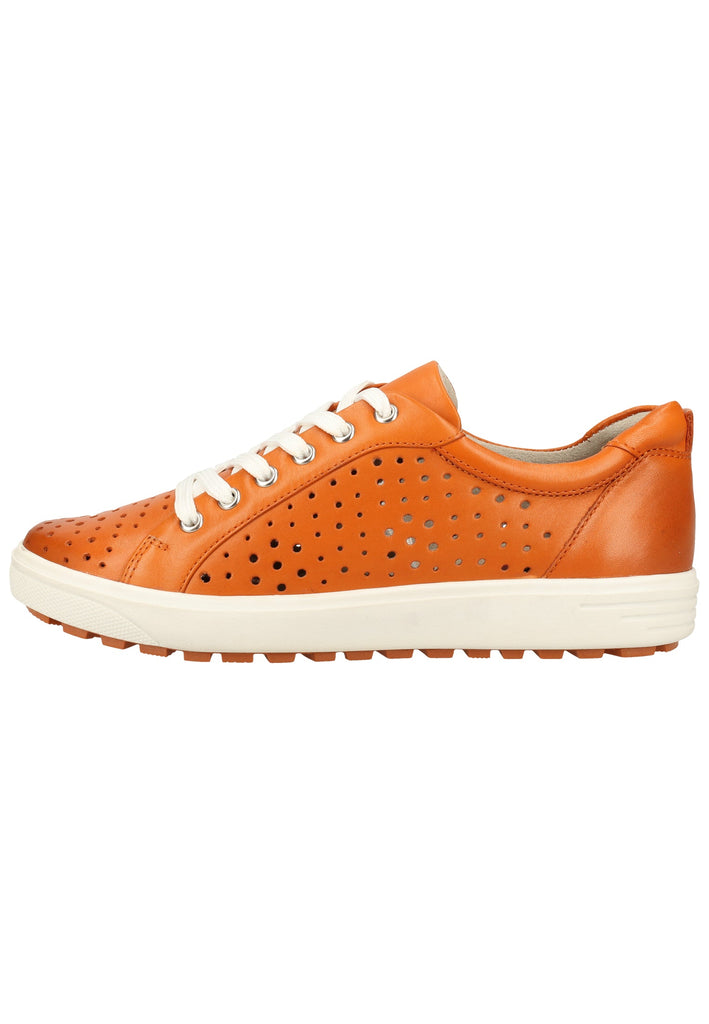Jana Sneaker Leder Orange