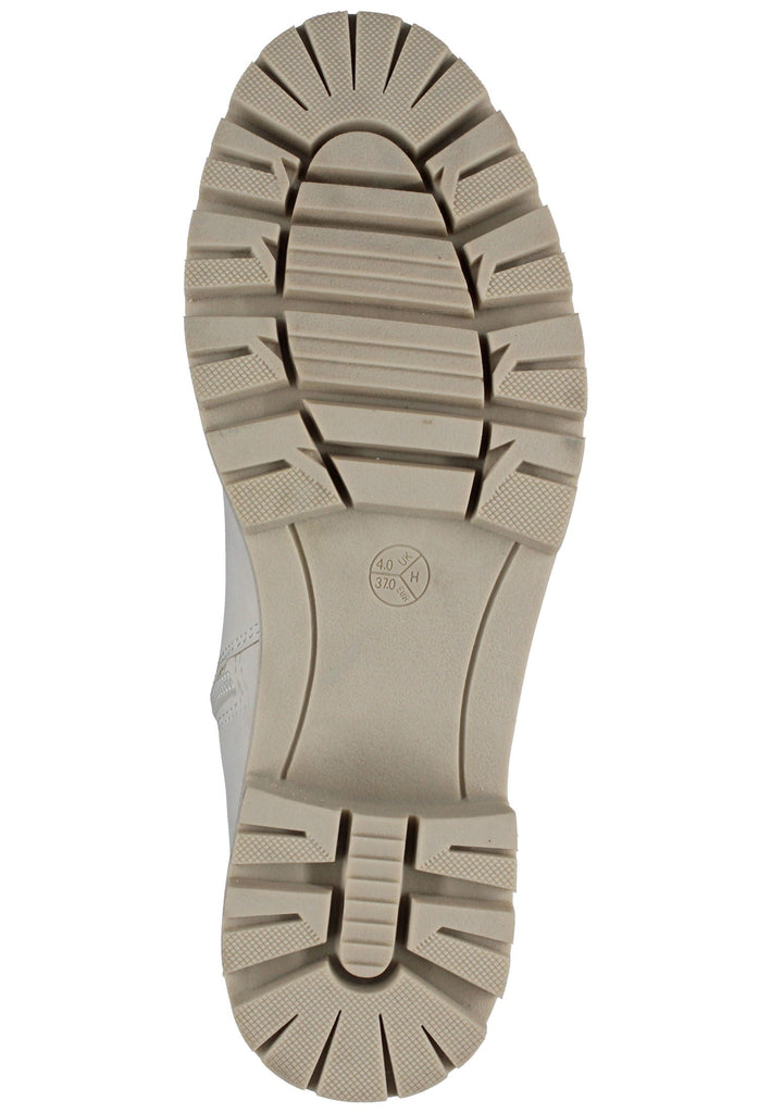 Jana Stiefelette Lederimitat/Textil Ivory