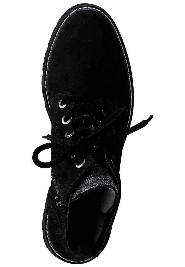 Jana Stiefelette Textil Schwarz