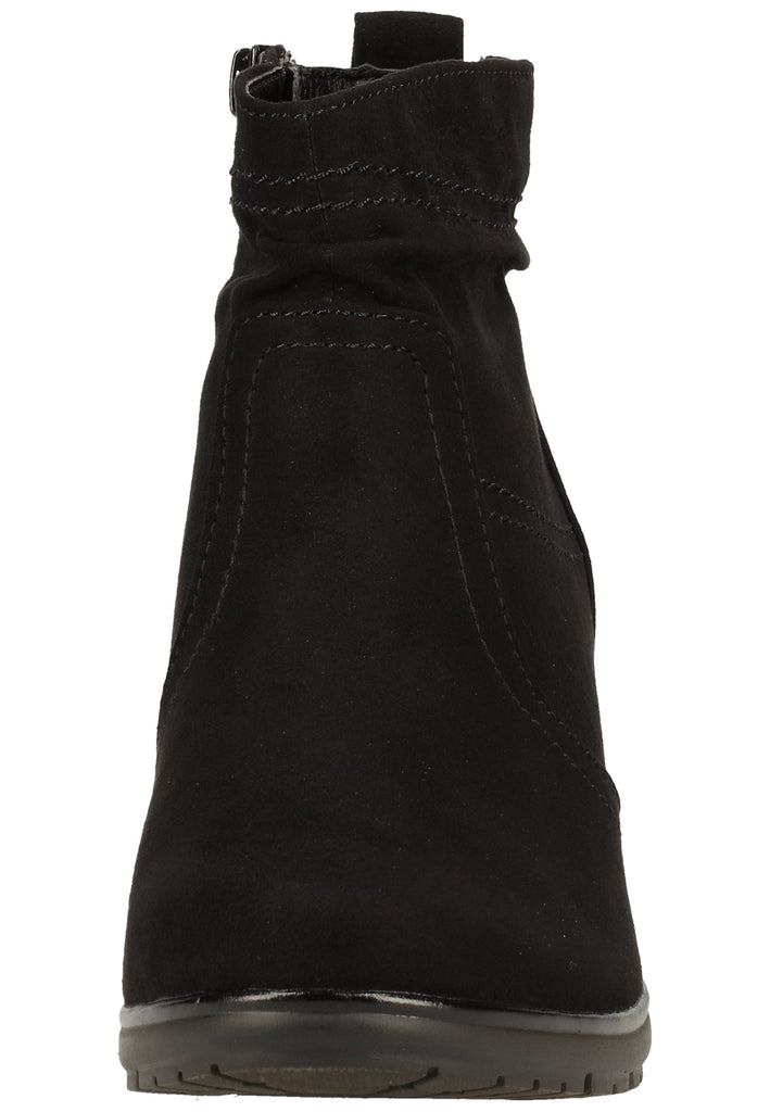 Jana Stiefelette Textil Schwarz