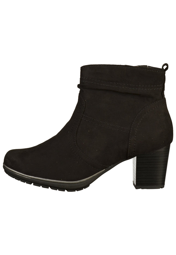 Jana Stiefelette Textil Schwarz