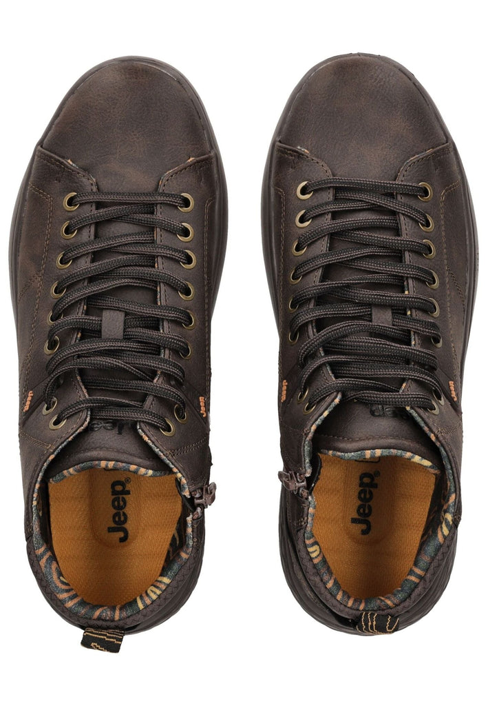 JEEP Sneaker Leder Dunkelbraun