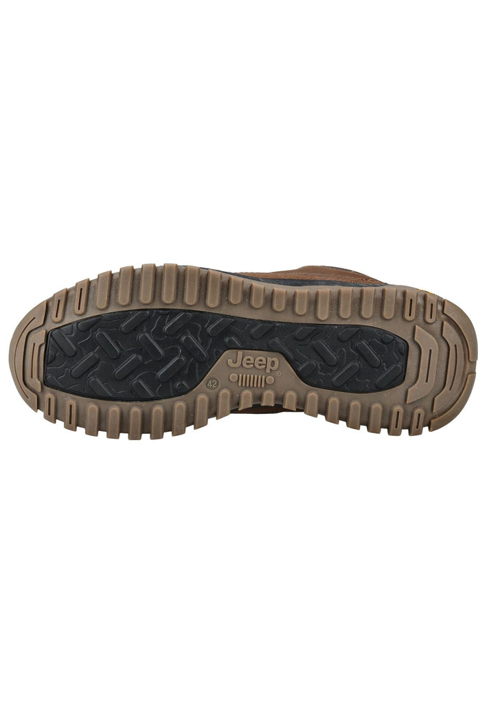 JEEP Sneaker Leder/Textil Dunkelbraun