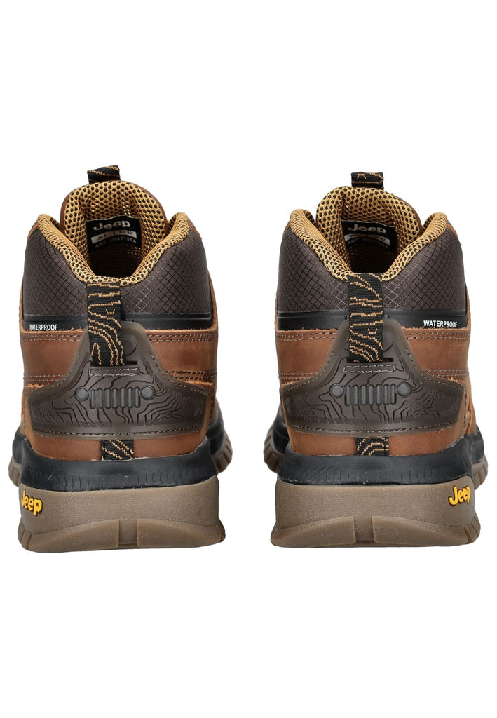 JEEP Sneaker Leder/Textil Dunkelbraun