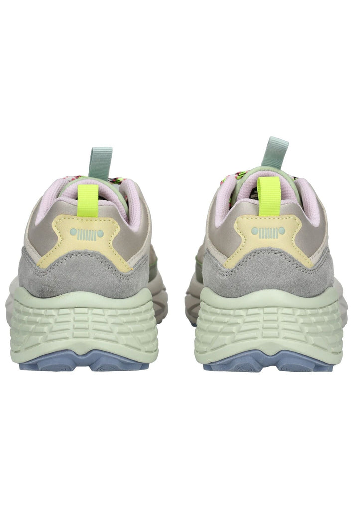 JEEP Sneaker Lederimitat/Textil Beige/Grün