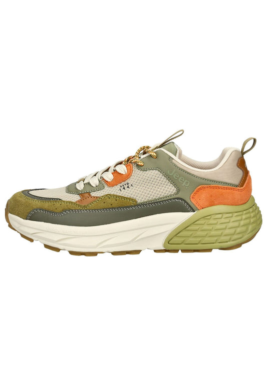 JEEP Sneaker Lederimitat/Textil Khaki