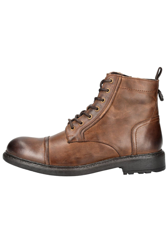 JEEP Stiefelette Leder Cognac