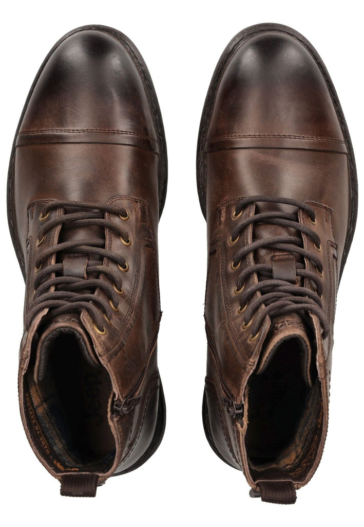 JEEP Stiefelette Leder Dunkelbraun