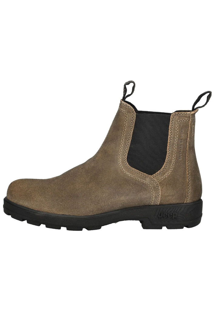 JEEP Stiefelette Leder/Textil Taupe