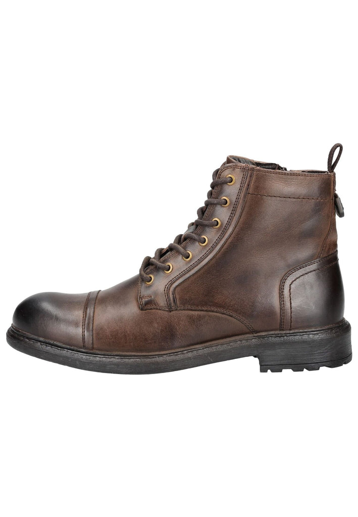 Stiefeletten JEEP Stiefelette Leder Dunkelbraun