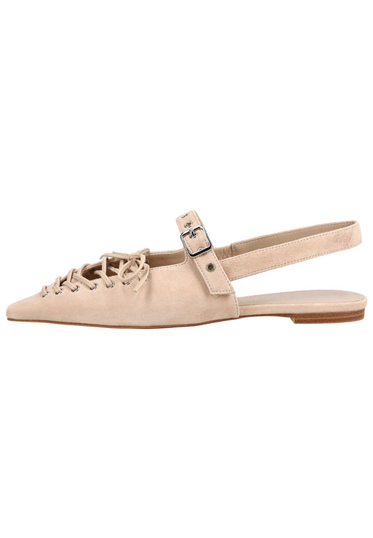 Jeffrey Campbell Ballerinas Leder Beige