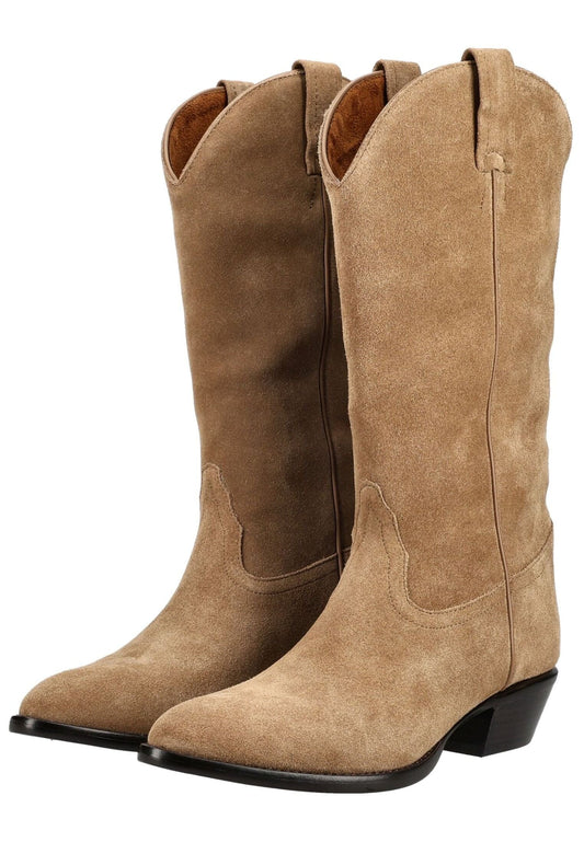 Jeffrey Campbell Stiefel Leder Hellbraun
