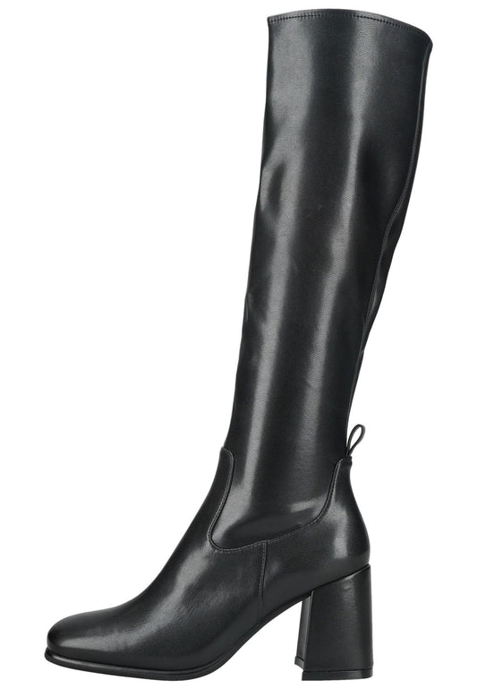 Jeffrey Campbell Stiefel Lederimitat Schwarz