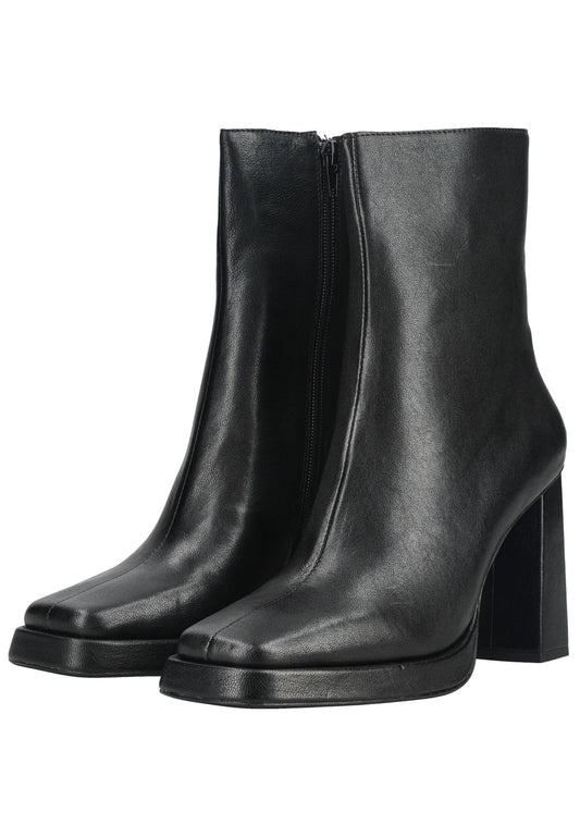Jeffrey Campbell Stiefelette Leder Schwarz