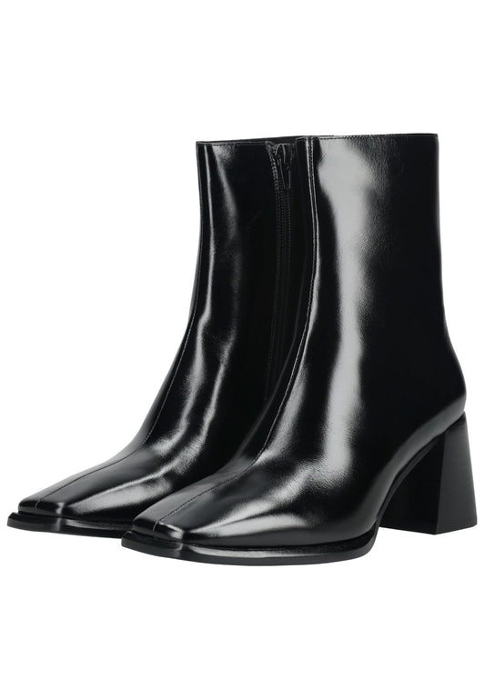 Jeffrey Campbell Stiefelette Leder Schwarz