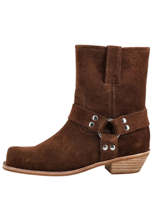 Jeffrey Campbell Stiefelette Veloursleder Dunkelbraun