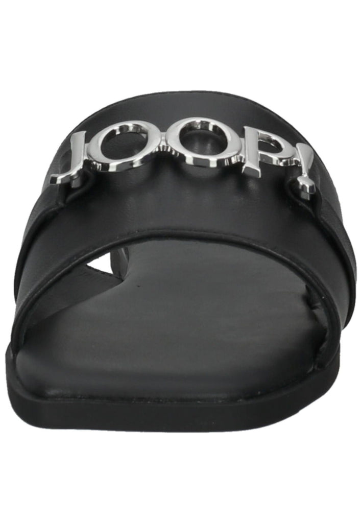 JOOP! Pantoletten Leder Schwarz/Silber
