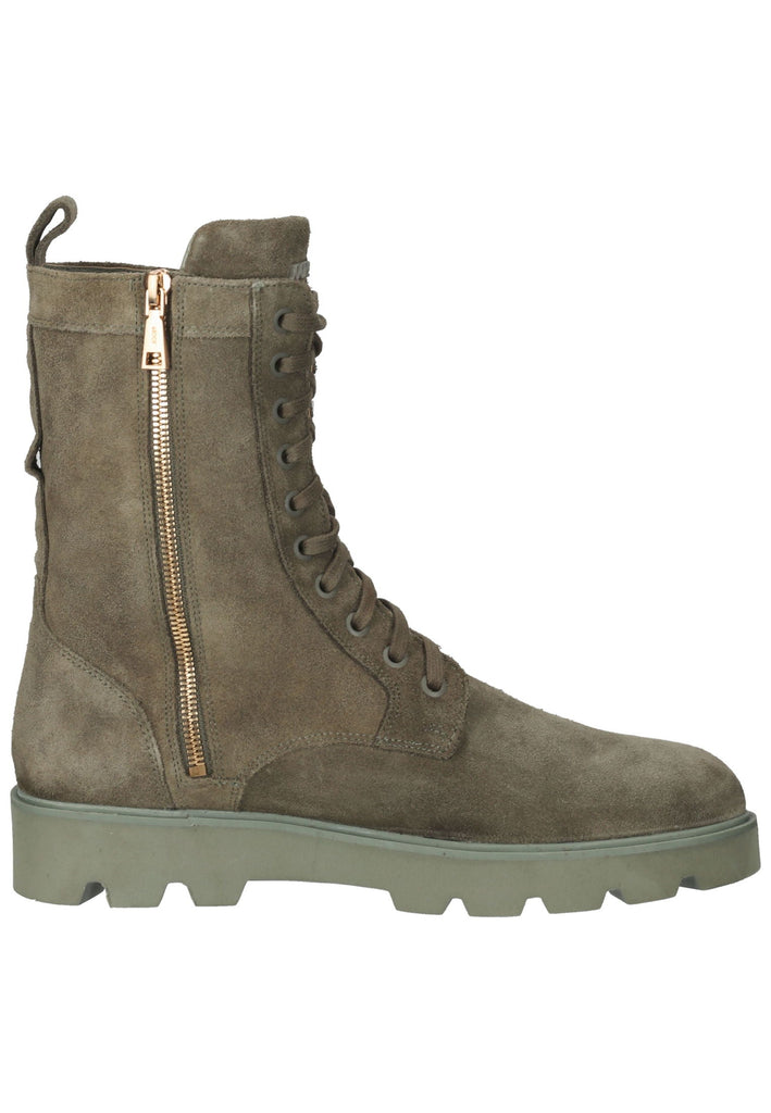 JOOP! Stiefelette Veloursleder Dunkelgrün Warmfutter