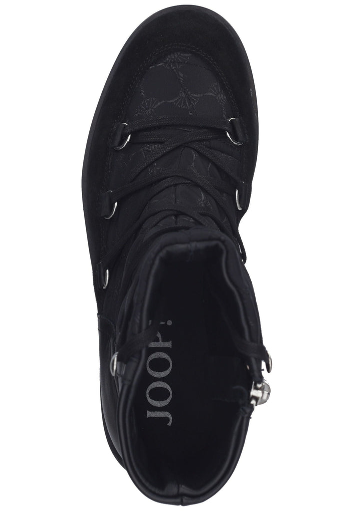 Stiefeletten JOOP! Stiefelette Lederimitat/Textil Schwarz