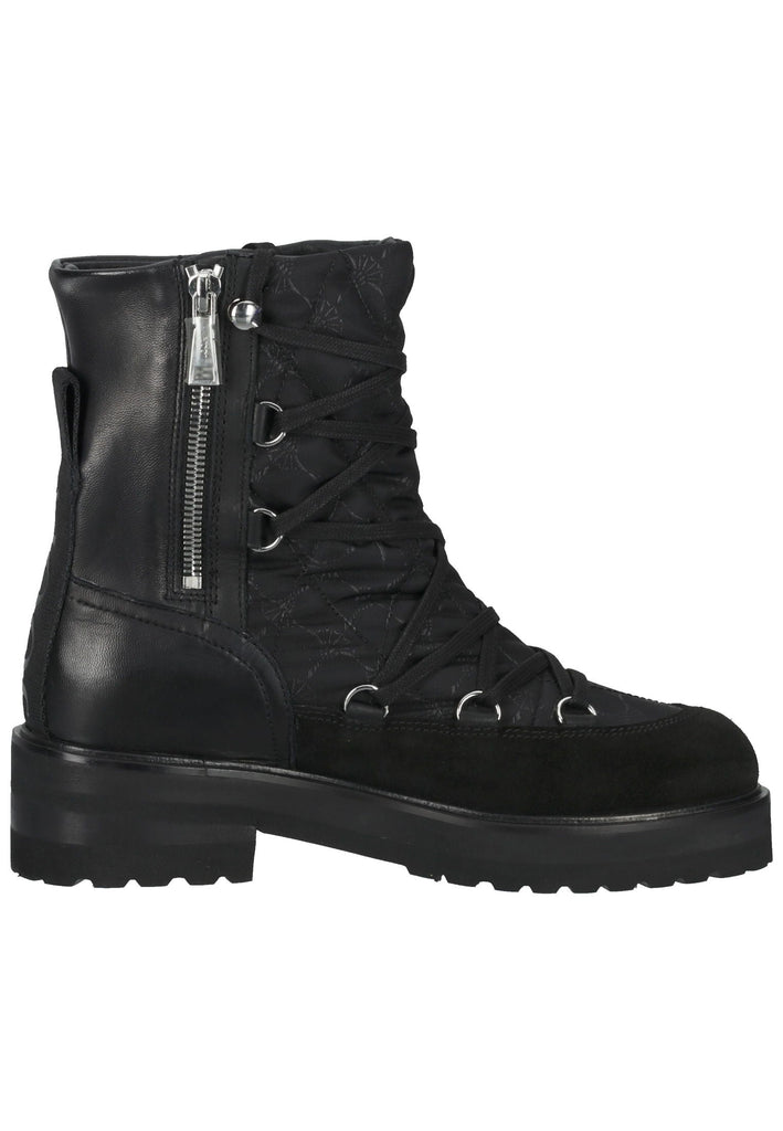 Stiefeletten JOOP! Stiefelette Lederimitat/Textil Schwarz