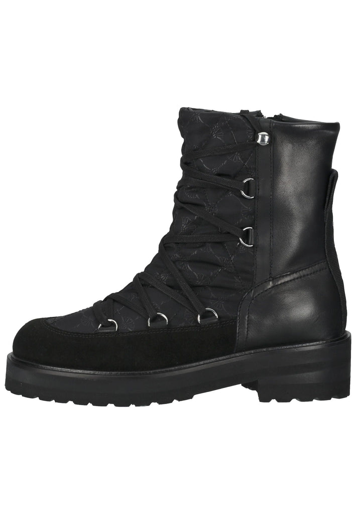 Stiefeletten JOOP! Stiefelette Lederimitat/Textil Schwarz