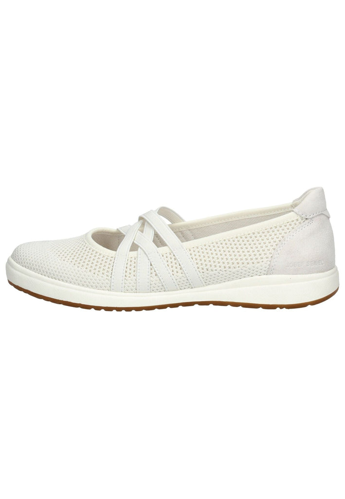 Ballerinas Josef Seibel Ballerinas Leder/Textil Weiß
