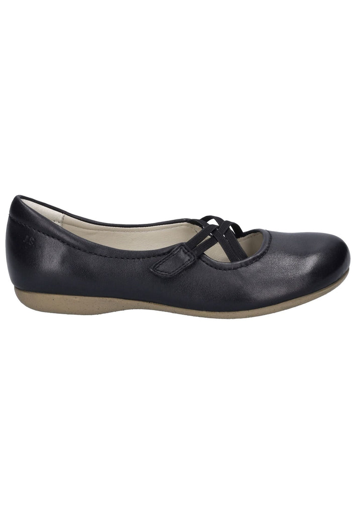 Josef Seibel Ballerinas Leder Schwarz