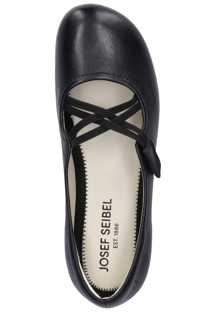 Josef Seibel Ballerinas Leder Schwarz