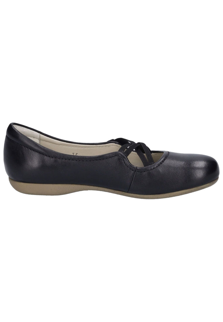 Josef Seibel Ballerinas Leder Schwarz