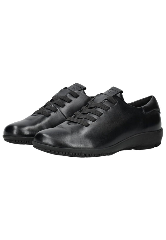 Josef Seibel Halbschuhe Leder Schwarz