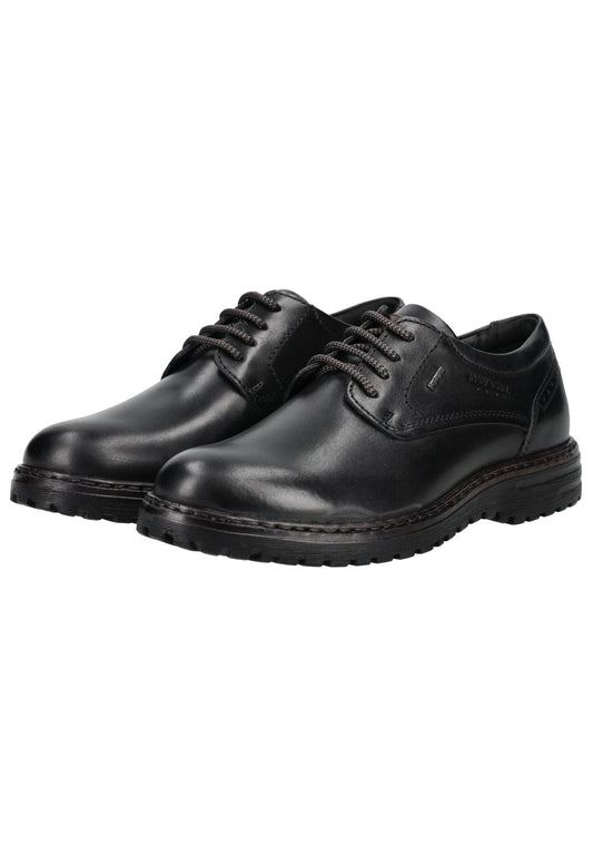 Josef Seibel Halbschuhe Leder Schwarz