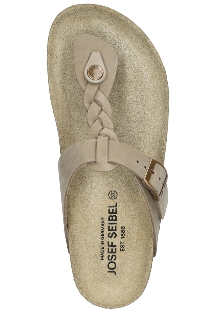 Josef Seibel Pantoletten Nubukleder Beige